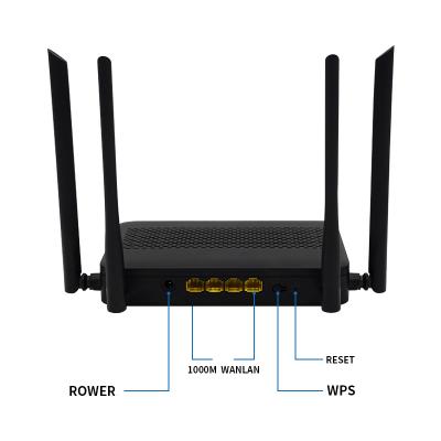 China Wholesale Home AX1200 4GE 2.4Ghz&5.8Ghz Dual Band Home Wireless Wifi 5 Mesh System OEM/ODM Router for sale