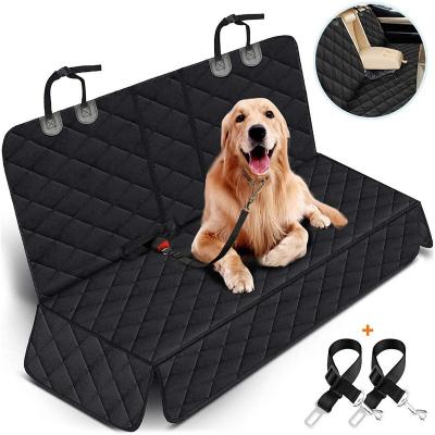 China Waterproof Waterproof Dog Car Hammock Back Seat Cover With Mesh Window For Cars Trucks Visual for sale