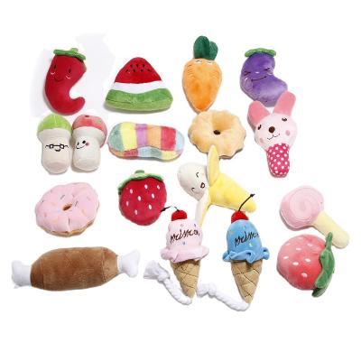 China Small Puppy Stocked Dog Toy Cute Durable Puppy Teething Non-Toxic and Plush Rabbit Chew Safe Toys Set for Small Dogs for sale