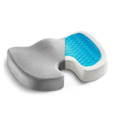 China Summer Cooling Cushion Memory Cooling Foam With Ice Gel Car Cushion for sale