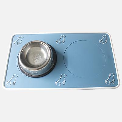 China 2022 New Arrival High Quality Eco-friendly Waterproof Dog Floor Feeding Mat For Food for sale