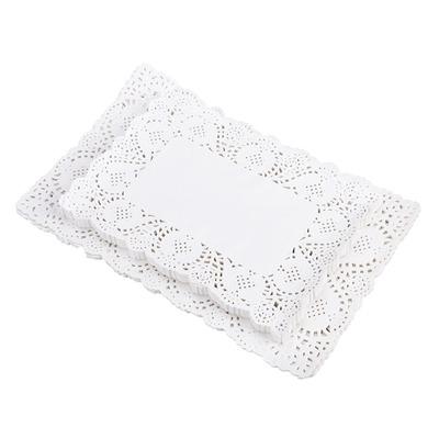 China Sustainable Rectangle Paper Doilies for sale