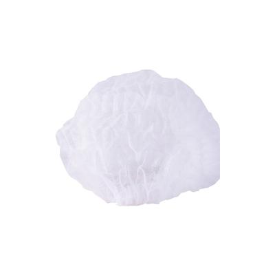 China Clearning Professional Part Manufacturer Non Woven White Disposable Universal Head Cap for sale