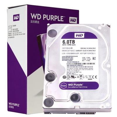 China 2022 Inch 64M Cache Hard Drive WD30PURX Cache SATA III HDD HD Internal Hard Disk Drive 3.5 Hdd 2022 Purple 6TB Surveillance for sale