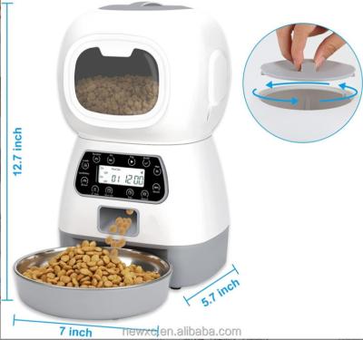 China Wifi APP Pet Loading and Unloading Robot Cat Dog Bowls Food Dispenser Automatic Pet Feeder for sale