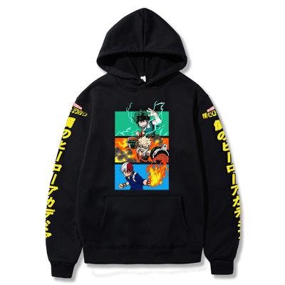 China Breathable Anime My Hero Academia MHA Hoodies Boku No Academia Sweatshirts Tops Pullovers Comfy Sudadera Felpa Moletom for sale