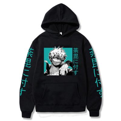 China Breathable Anime My Hero Academia Dabi Printed Comfortable Hoodies Hooded Sweatshirts Tops Pullovers for sale