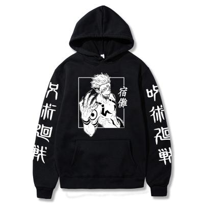 China Breathable Japanese Anime Sukuna Japan Funny Hoodies Style Jujutsu Kaisen Streetwear Sweatshirts For Women/Men for sale