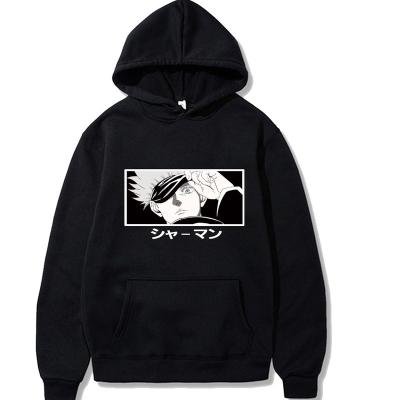 China Jujutsu Kaisen Anime Hoodie Breathable Warm Pullover Tops Long Sleeve Hip Hop Man And Woman for sale