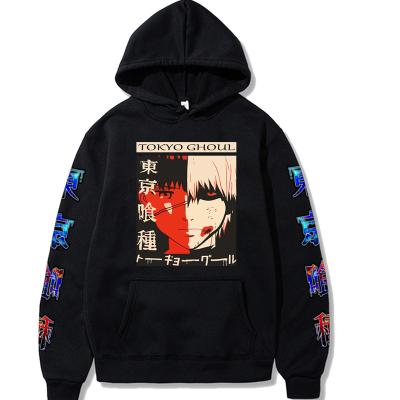 China Tokyo Ghoul Anime Manga Hoodie Kaneki Ken Printed Breathable Men / Women Hoodie Long Sleeve Sweatshirt for sale