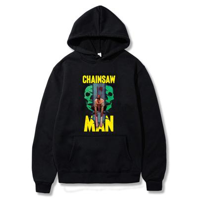 China The Chainsaw Man Anime Long Sleeve Street Denji Cosplay Full Hoodie Breathable Hooded Sweatshirt For Man for sale