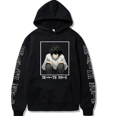 China Anime 2021Japanese Death Note Hoodies Men Breathable Warm Funny Graphic Sweatshirts Streetwear Harajuku Unisex Tops for sale