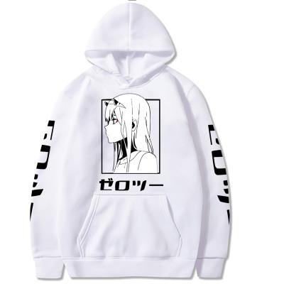 China Darling In The Franxx Men Breathable Women Hoodies Unisex Sweatshirts Zero Two Hoodie for sale