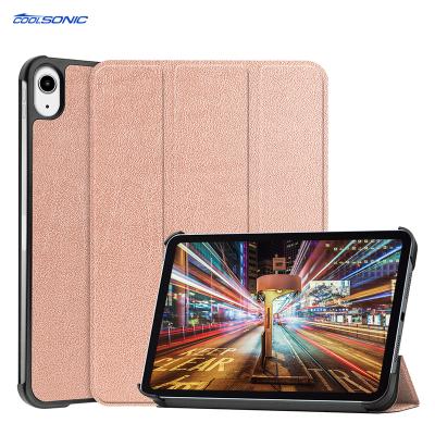 China Magnetic Stand Auto-sleep For Ipad Mini6 2021 8.3inch 6th Gen PU Leather+PC+Microfiber Cloth Tablet Case Full Protection Shockproof for sale