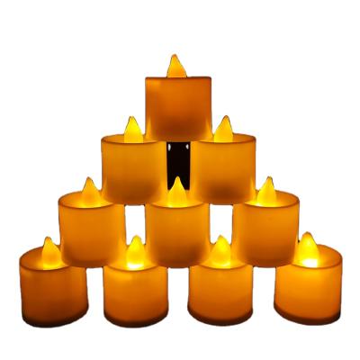 China Plastic Electronic Flameless Candle Wedding Decoration LED Flameless for sale