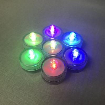 China COLOR CHANGING LED Factory Price Colorful Popular Plastic Waterproof Flameless Candle for sale