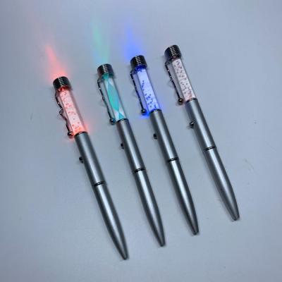 China Eco-Friendly Led Light Up Gift Pen Custom Logo Style Promotion Notoxic Plastic Notoxic Led Pen for sale