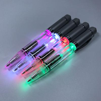 China Promotional Pen 2021 Hot Selling OEM LED Flashing Colored Tip Customized Light Pencil for sale