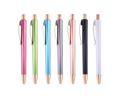 China Pen Wholesale Promotional Customized Good Quality Office Ball Pen Equipment Promotional Stationary Ball Pens For for sale