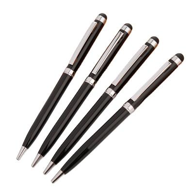 China Holiday Promotional Aluminum Custom Business Event Gift Stationery School Logo Stylus Ballpoint Pen Twist Promotional Pen for sale