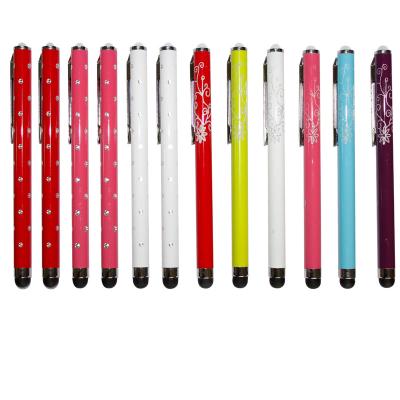 China Promotional High Quality Stylus Pen Wholesale Cute Ball Point Pen Crystal Cute Ballpoint Pen for sale