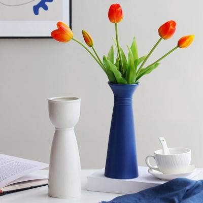 China Modern Nordic Minimalist Home Decoration Ceramic Flower Vase for sale