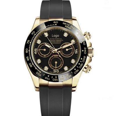 China China Factory OEM Luxury New Chronograph Men's Multifunctional Luminous Watch Steel Band Men's Sports Chronograph Wrist Watch for sale