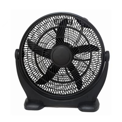 China High Efficiency 20 Inch High Speed ​​Floor Fan Black Box Fan for sale