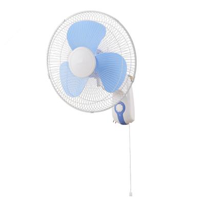 China Comfortable Wind 16 Inch Quiet Operation Electric Swinging Wall Mounted Fan With White Color For Home And Office for sale