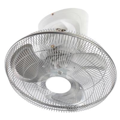 China Hotel 16 Inch 360 Degree Metal Blades Wall Ceiling Roof Orbit Fan Electric Fan SR-O1601 Oscillating Aluminum Manufacturers for sale