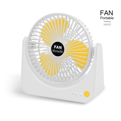 China Car Air Cooling Electric Fan 6 Inch Tabletop Fan USB Rechargeable Power Supply for sale