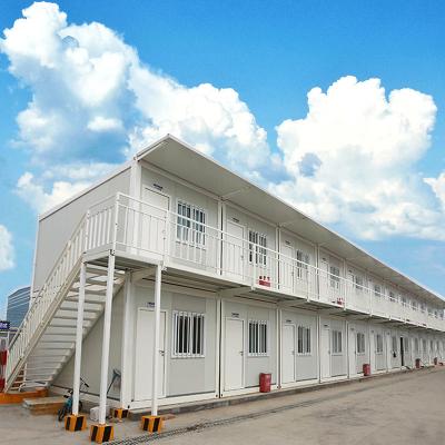 China Modern Quick Build 2 Stories Low Cost Portable Container House Prefab Homes for sale