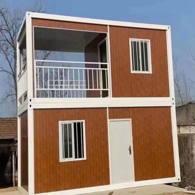 China Modern Luxury Sandwich Panel Structures Prefab Container Home Prefab House for sale