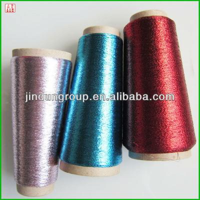 China Anti-bacteria graceful shiny color mettalic yarn for weaving for sale