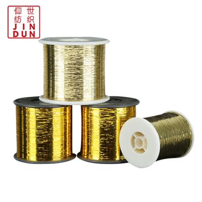 China Anti-bacteria yarn m-type transparent metallic lurex lure yarn metallic thread for knitting weaving for sale