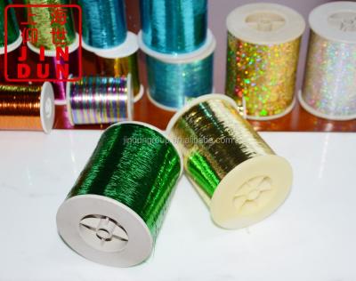 China Shiny Anti-bacteria green flat lurex yarn for sale