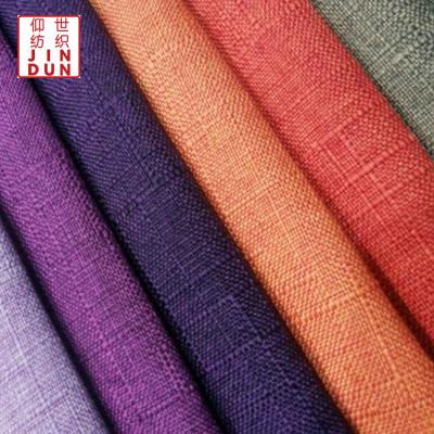 China Solid Linen Fabric Moisture-absorbent Furniture 100% Color Linen Cotton Fabric Sofa Cloth Material For Sofa for sale