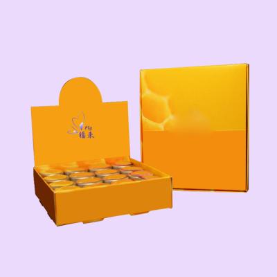 中国 Custom Logo Corrugated Counter Display Cardboard Top Counter Display Box 販売のため