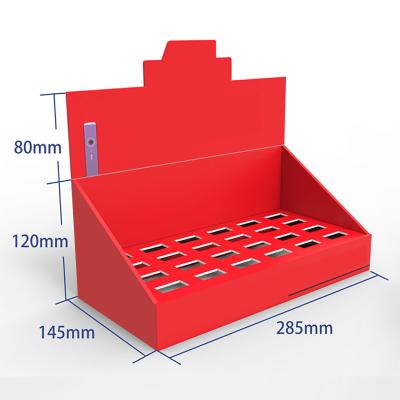 中国 Customized Corrugated Counter Display promotional desktop retail table top box 販売のため