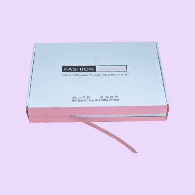 China paper rectangular Paper Mailer Box packaging Matt Lamination folded shirt paper box Te koop