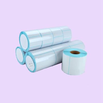 中国 40*40mm Thermal Label Rolls  adhesive paper custom stickers Thermal labels 販売のため