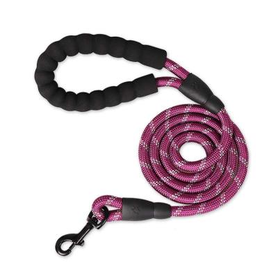 China Amazon Factory Price Fashion High Quality Designs of 2022 Best-Selling Dog Nylon Reflective Leash Reflective Dog Pet Leashes for sale