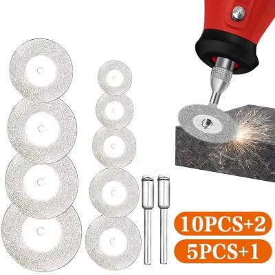 China Deburring AutoErizo Mini Diamond Cutting Disc For Rotory Accessories Grinding Wheel Rotary Saws Blade Circular Abrasive for sale