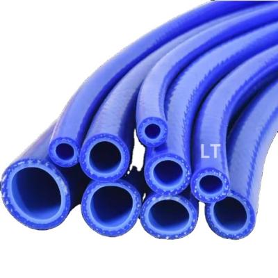 China High Temperature Resistance High temperature resistant small diameter silicone tube braided automobile cooling system radiator silicone tube ID12mm for sale