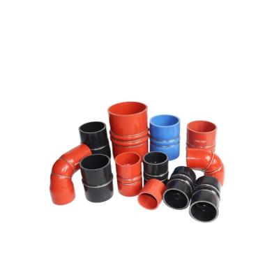 China High Temperature Resistance Provide customized services silicone pipe engine radiator hose pipe heated hose silicone rubber tubeIntake pipe Straight tube for sale