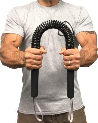 China Body Buliding Arm Strength Device 40kg 30kg Black Spring Arm Strength Bar 50kg Chest Expander 60kg Fitness Equipment Handle Bar for sale