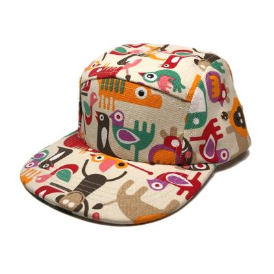 China Fashion OEM Full Sublimation JOINT Kids Hat Custom Wholesale Embroidery Logo 5 Panel Hat Kids for sale