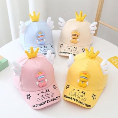 China Funny popular unisex kids NEW JOINT wholesale top hot sale design scum custom mesh bear crown hat embroidery trucker hat for sale