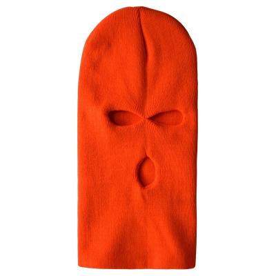 China Wholesale 100% Acrylic Winter Sports Hat COMMON Balaclava Ski Mask 3 Blank Hole With Designs for sale