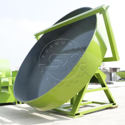 China Calcium ammonium nitrate fertilizer pan granulator MAP fertilizer disc granulate making machine for sale